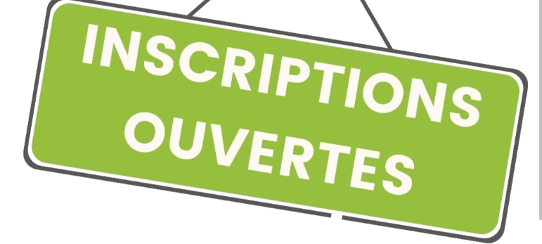 L'inscription est maintenant ouverte